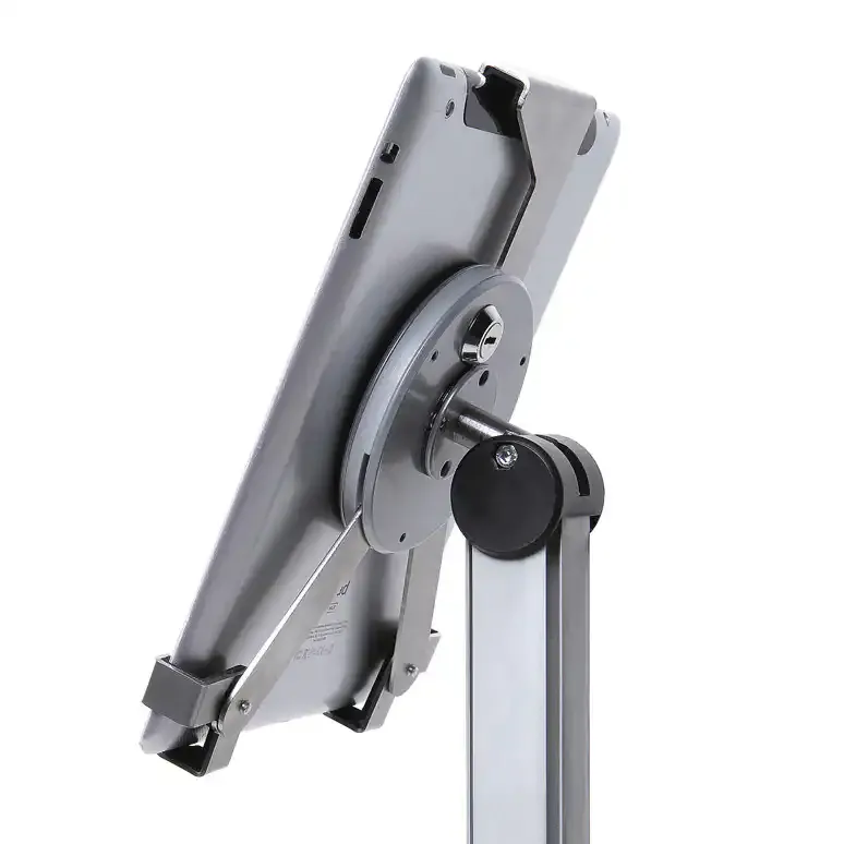 Display Trigrip 13" tabletholder gulv sølv teleskop