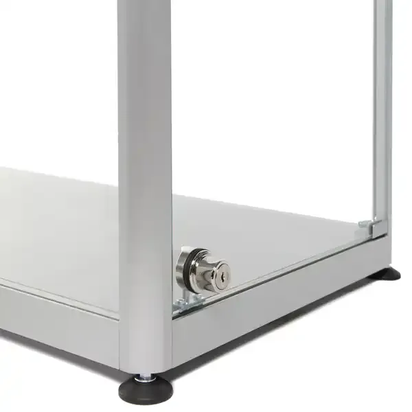 Display udstillingsmontre VR2-24-800 80x200x40 cm sølv glas
