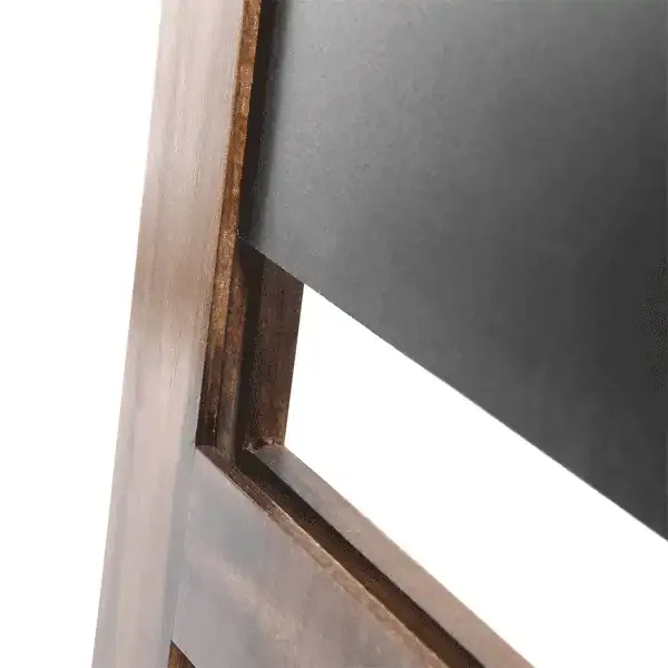 Display Antik træskilt 59x116 kridtmarker 4 tavler