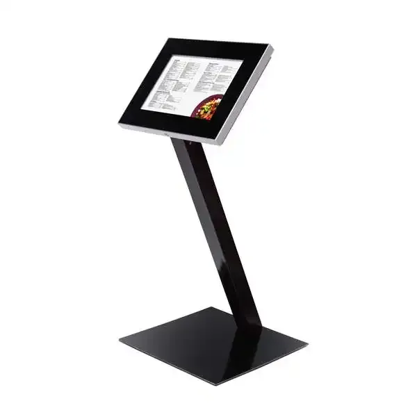 Display Premium menustander A2 LED sort udendørs IP56