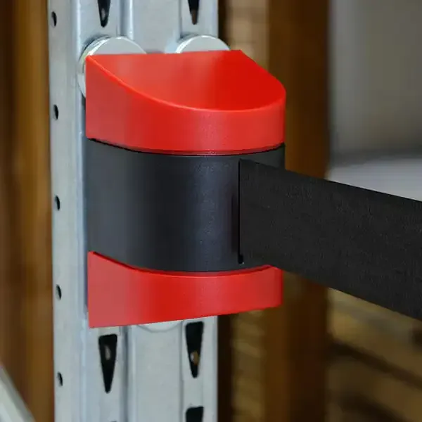 Display køleder væg magnetisk 460cm sort bånd
