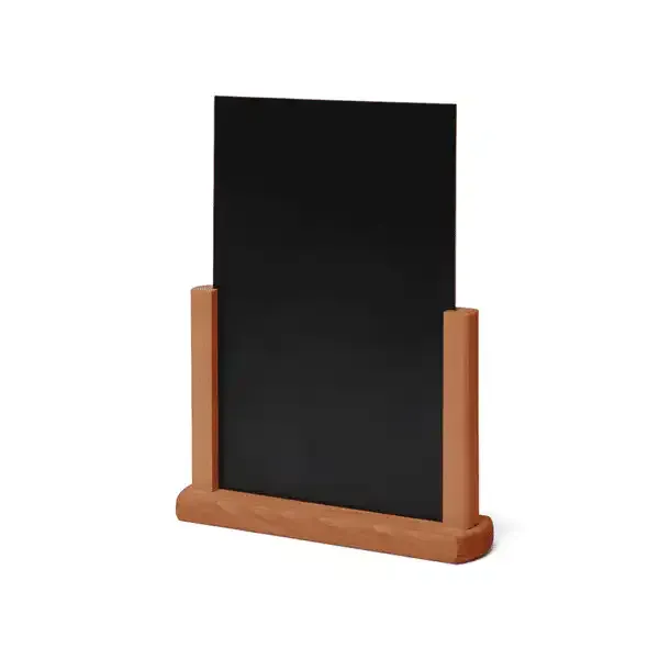 Display Disk TCHBLBA5 menutavle A5 teak dobbeltsidet