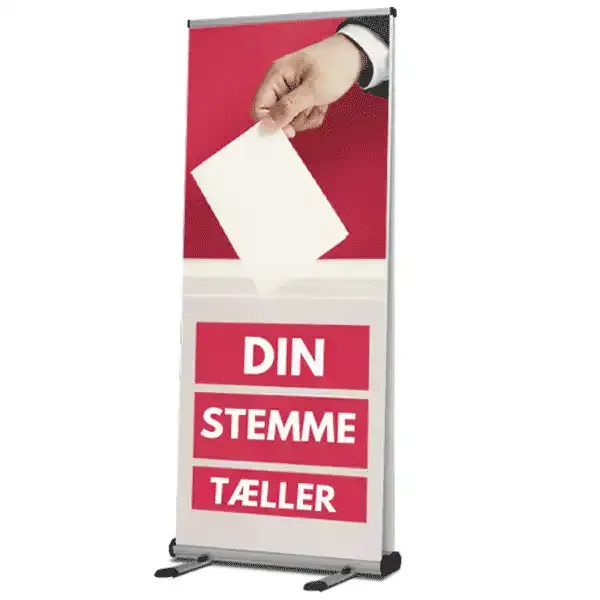 Display Roll-Banner Open-Air banner 85x200 cm dobbelt