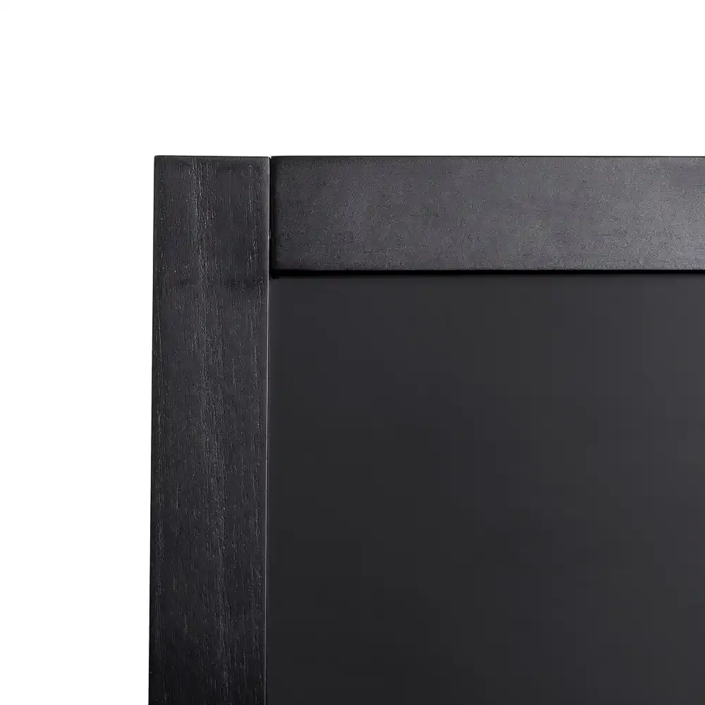 Display Flip 68x140 cm A-træskilt sort kridttavle