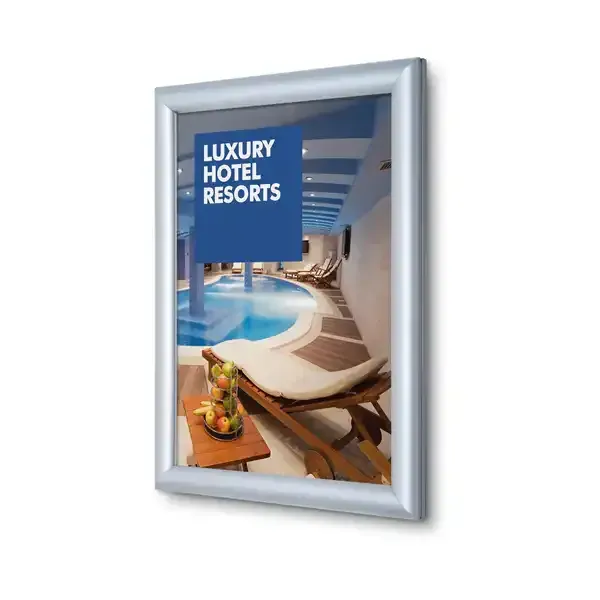 Display Snapramme G15 plakatramme A5 15mm sølv