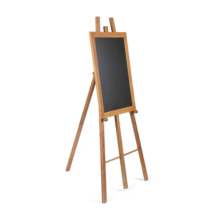 Display Staffeli teak gulvstaffeli 70x165x80 cm