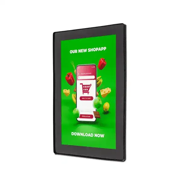 Display Magnet Plakatramme Slim A4 sort 25mm