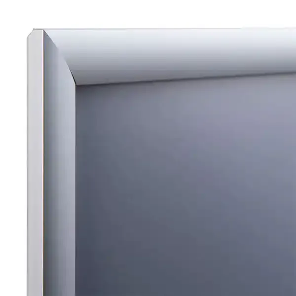 Display G20 snapramme A4 sølv 20 mm med PET-front