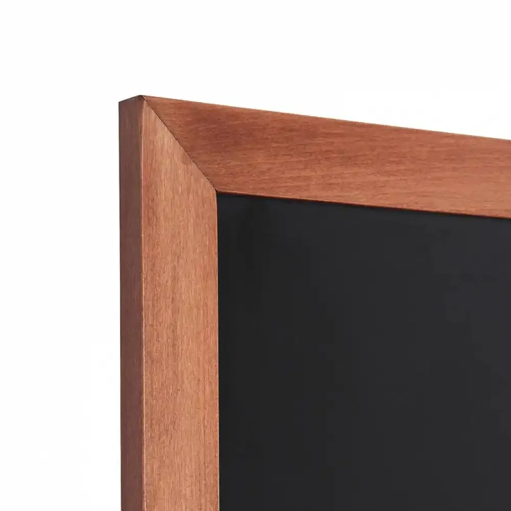 Display menutavle 40x120 kridttavle teaklook ramme