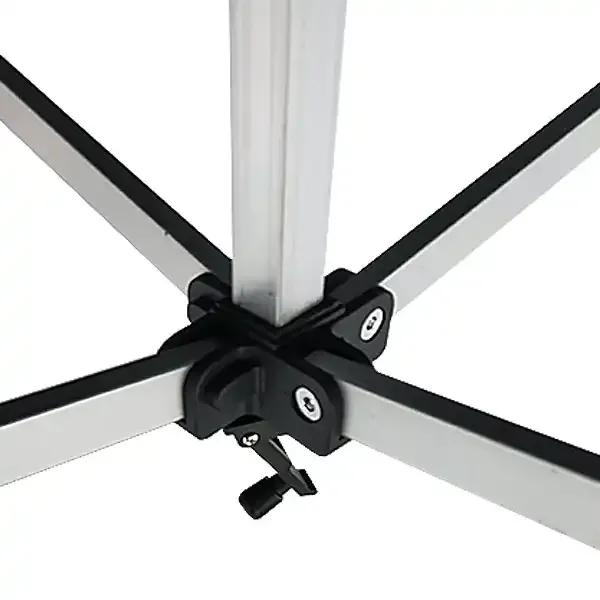 Display Lux festtelt pavillon 3x3 m sort alu