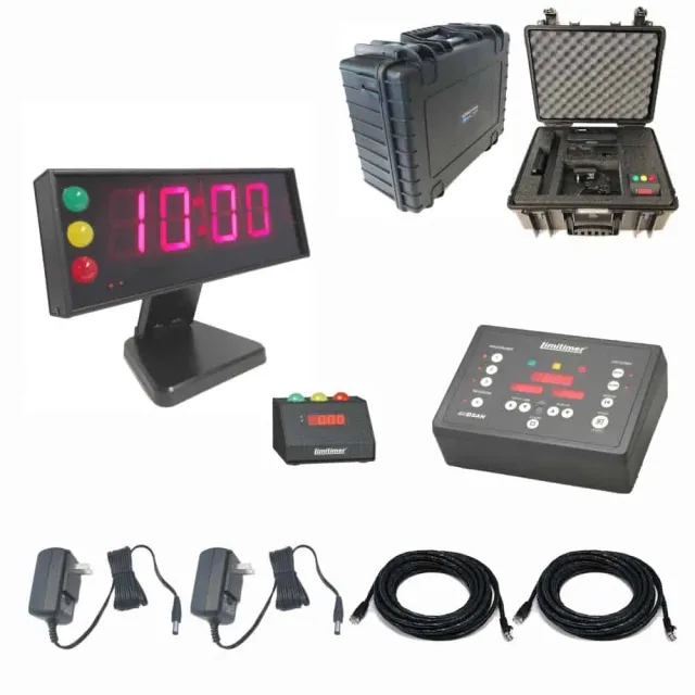 Limitimer Conference Kit timersæt med kuffert 3 dele