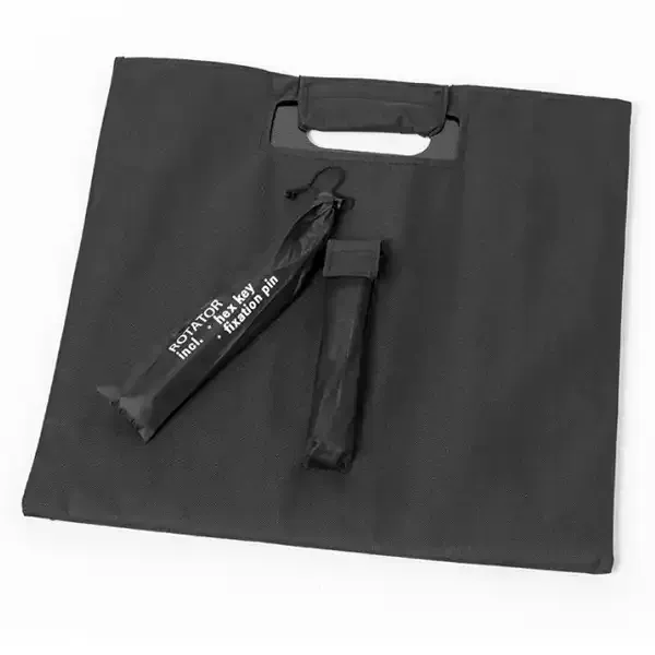 Display bæretaske til metalfod 12 og 20 kg sort