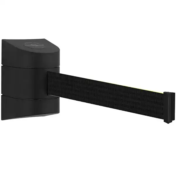 Display Tensabarrier køleder væg sort 460 cm
