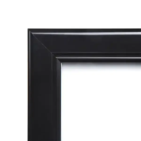 Display menuskab LED 2xA4 sort logotop udendørs