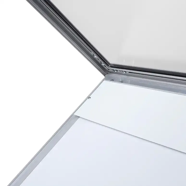Display Menu Board menustander 2xA4 LED lås