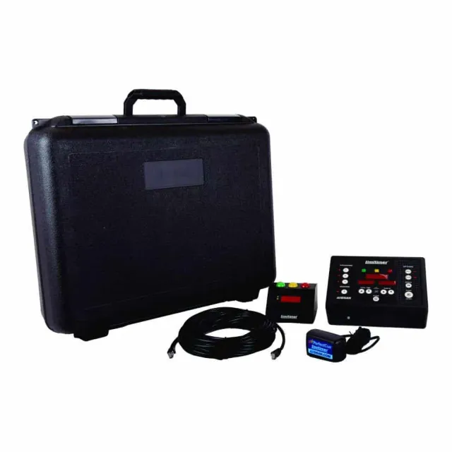 PerfectCue Limitimer system taletimer podiumlys kuffert