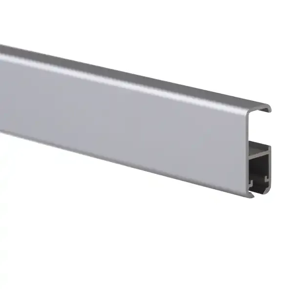 Display Cliprail Pro galleriskinne sølv 200 cm 45 kg