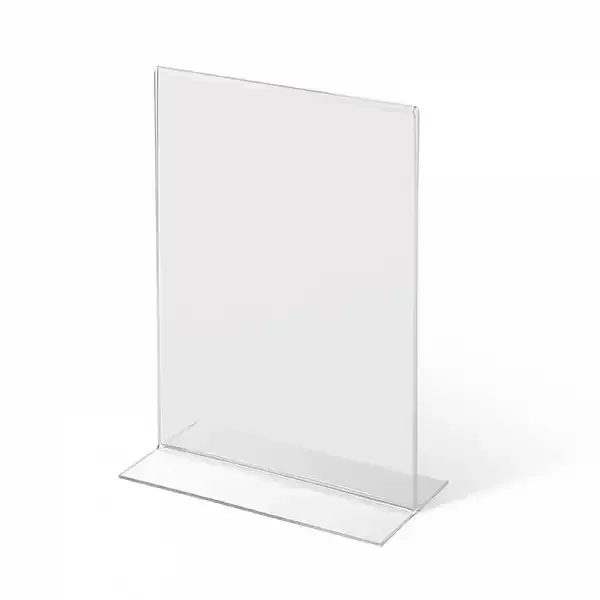Display menukortholder bordskilt A5 akryl dobbeltsidet