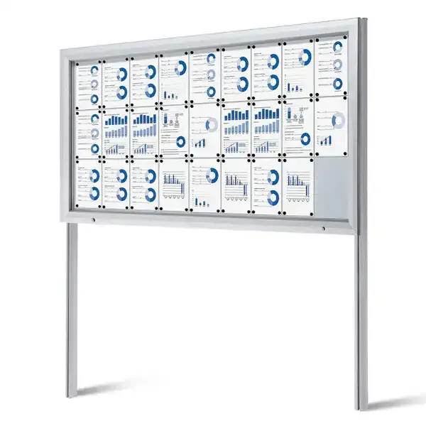 Display SCT Outdoor SCT27xA4PH opslagsskab 27xA4 med stolper