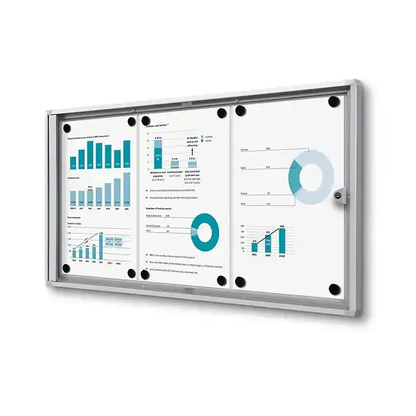 Display Economy opslagsskab 3xA4 B1 indendørs