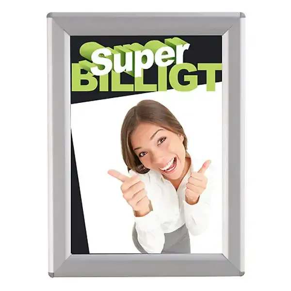 Display Opti Ramme 14 mm gering A5 snapramme
