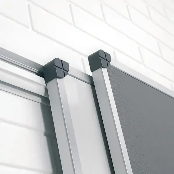 Display alu-skinne 200 cm til boards og tavler 3 lag