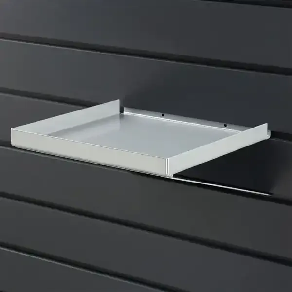Display Heavy Duty 21x20 cm rillepanel hylde grå