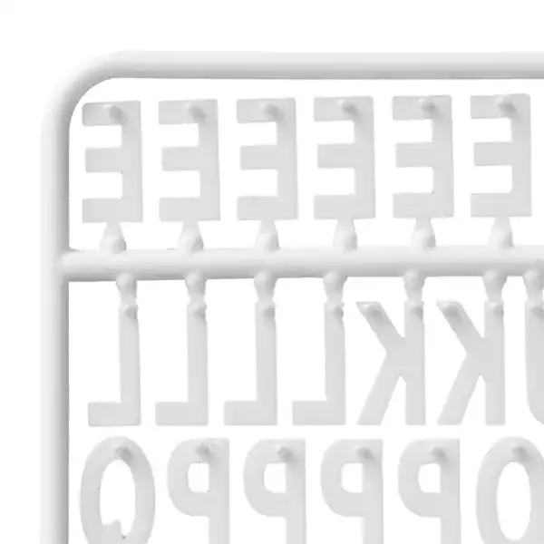 Display Bogstavstavle plast bogstaver 300 stk ekstra