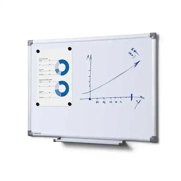 Display ECO 60x45 whiteboard magnetisk lakeret stål