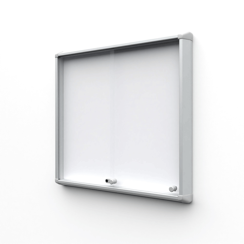 Display Opslagsskab 21xA4 skab glaslåger magnet