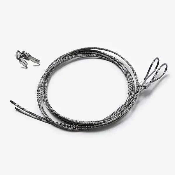 Display HSKR wire ophæng 200 cm 2 stk stålwire