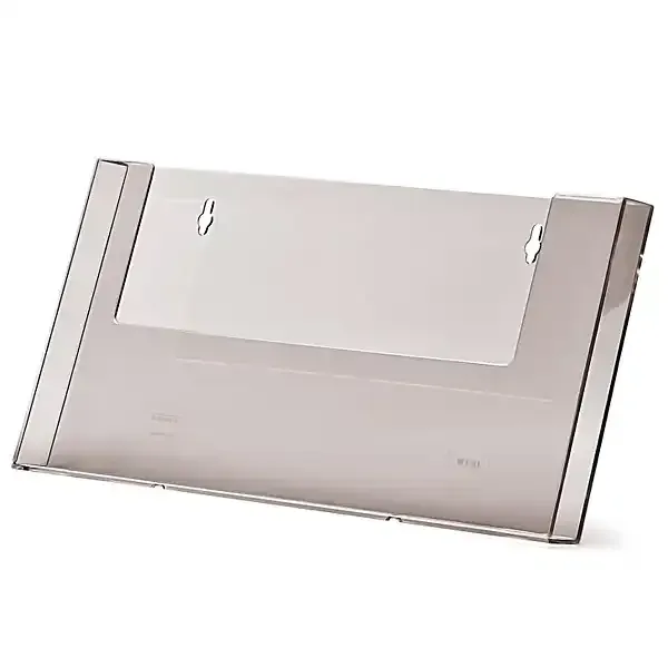 Display W330 brochureholder væg A4 bredformat 1 rum 330 mm