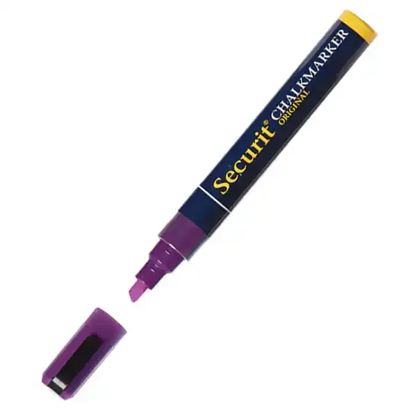Display Kridtmarker lilla pen 6 mm 1 stk