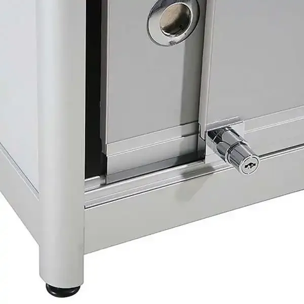 Display udstillingsmontre 90x90x45 LED sort