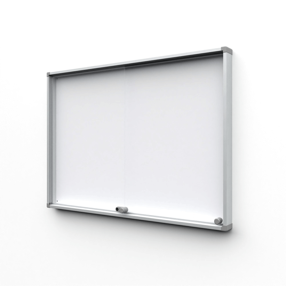 Display Slim opslagsskab 18xA4 med skydedøre B1