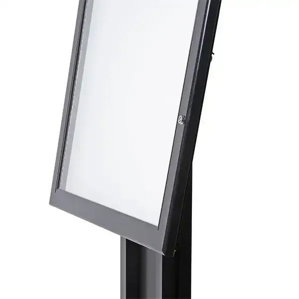 Display opslagsskab 4xA4 fritstående menu med lås