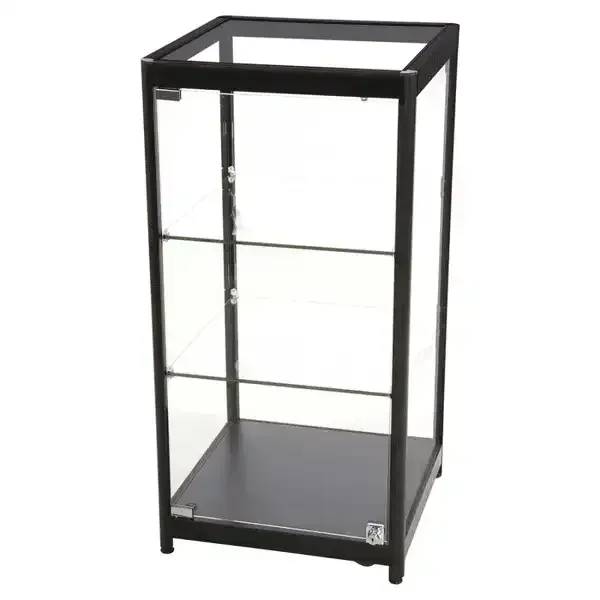 Display LED glasmontre 45x90x45 cm sort