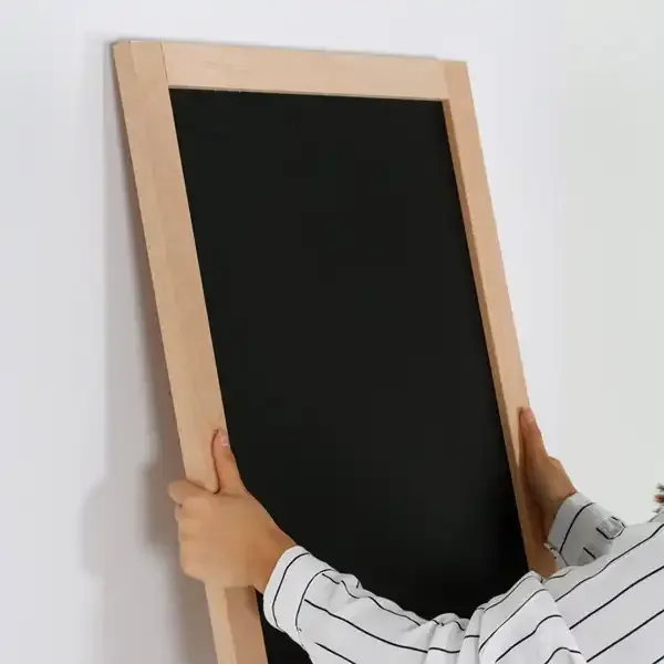 Display Menutavle kridttavle 50x70 bøg sort
