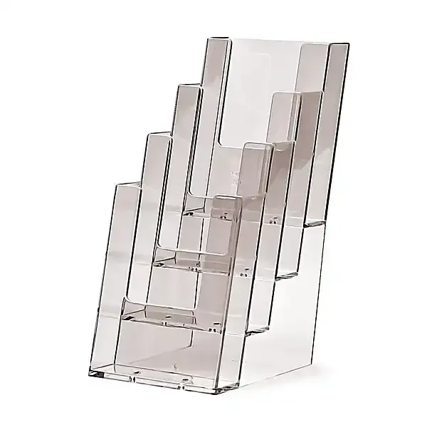 Display Taymar brochureholder bord 4 rum A6 højformat