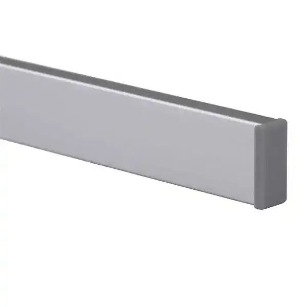 Display Cliprail galleriskinne sølv 200 cm 20 kg