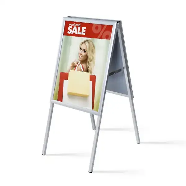 Display Alu-Line Indoor gadeskilt A2 42x59,4 cm snap