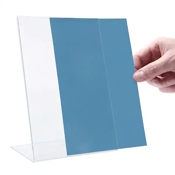 Display Konceptholder LA5PXV bordholder A5 højformat akryl