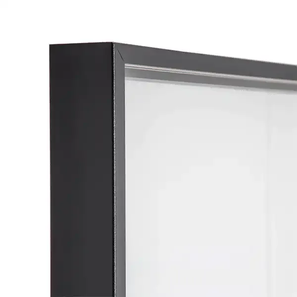 Display Slim opslagsskab 12xA4 antracitgrå låsbart
