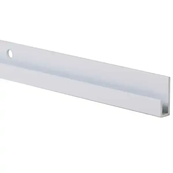 Display J-Rail galleriskinne hvid 200 cm alu
