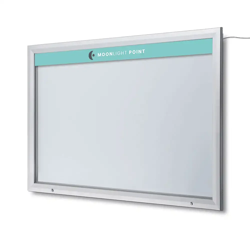 Display Premium opslagsskab LED 21xA4 magnet udendørs