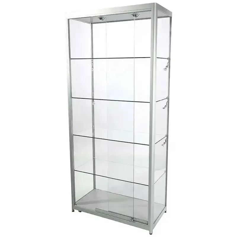 Display LED glasmontre 90x200x45 lys låsbar