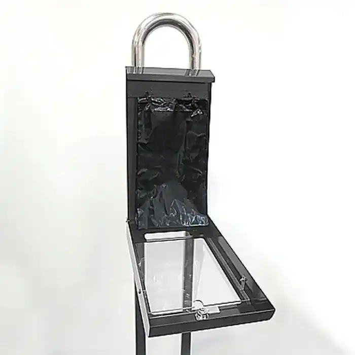 Display hundeposer til dispenser 1000 stk sorte 20×35,5 cm