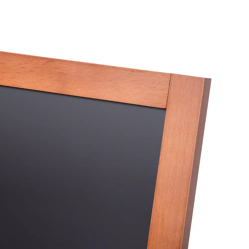 Display A-Træskilt Flip gadeskilt teak 49x89 cm kridttavle