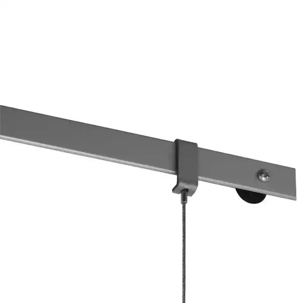 Display Evoluon TCS30020 galleriskinne 200 cm buet