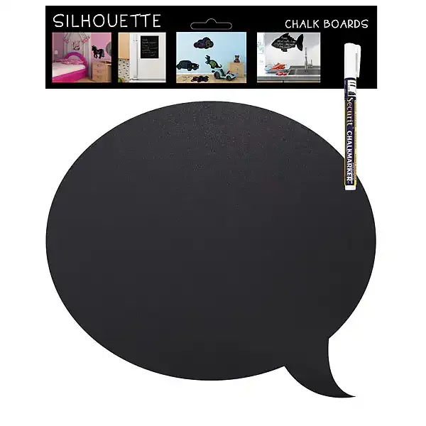 Display FB-BUBBLE taleboble tavle 47x32 cm dobbeltsidet
